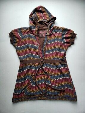 2010s Vanity Babydoll Polka Dot Hooded Top Sz L